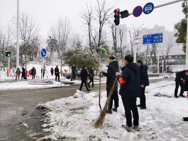 感謝這群雪中逆行者！武漢分公司加油！